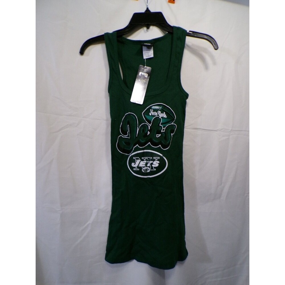 Team Apparel Women's S Green NY Jets Tank Top NWT